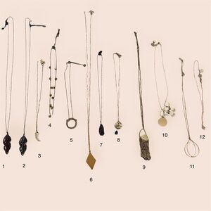 Marlyn Schiff Elegant Gold and Black Necklaces